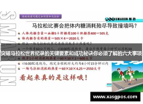 突破马拉松世界纪录的关键要素和成功秘诀你必须了解的六大事项